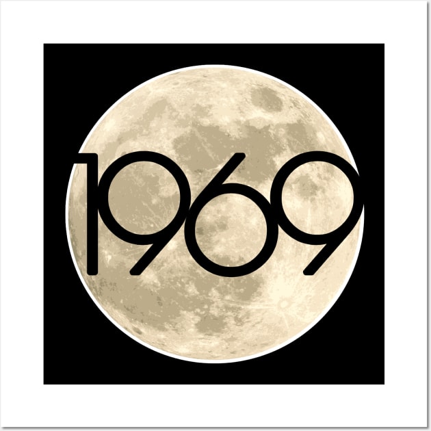 1969 Moon Shot 50th Anniversary Apollo 11 Lunar Landing Wall Art by Styleuniversal